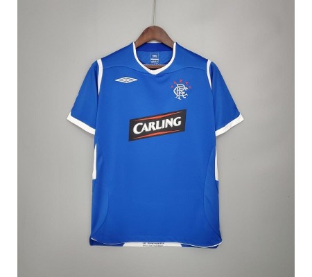 Rangers 08/09 Home Blue Soccer Jersey